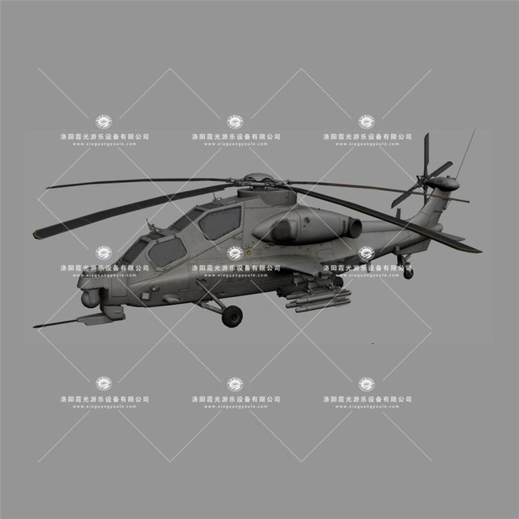 吉木萨尔武装直升机3D模型